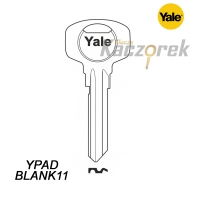Mieszkaniowy 104 - klucz surowy mosiężny - Yale YPADBLANK 11